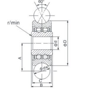LFR Series Track Roller Bearing LFR系列导轨滚轮图纸 287x300